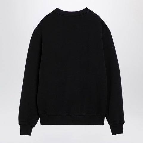Burberry Burberry Black cotton crew-neck sweatshirt with logo