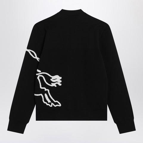 Burberry Burberry Black/white chalk cardigan with EKD