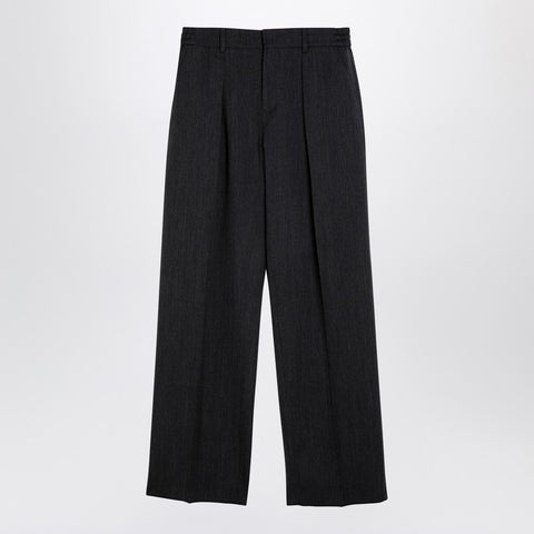 Burberry Burberry Grey wool trousers with darts