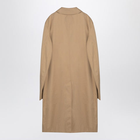 Burberry Burberry Long beige gabardine Car coat