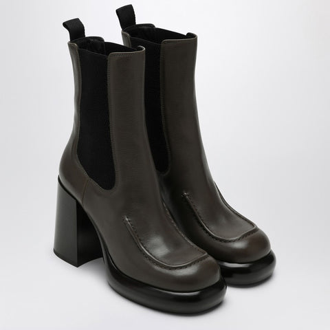 Burberry Burberry Chelsea Wedge boot in dark green leather
