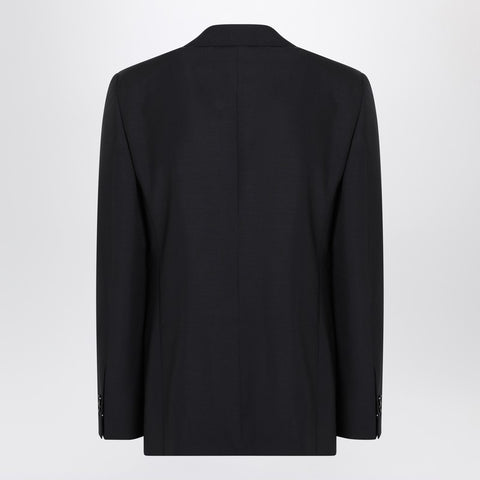 Burberry Burberry Navy blue wool blend jacket