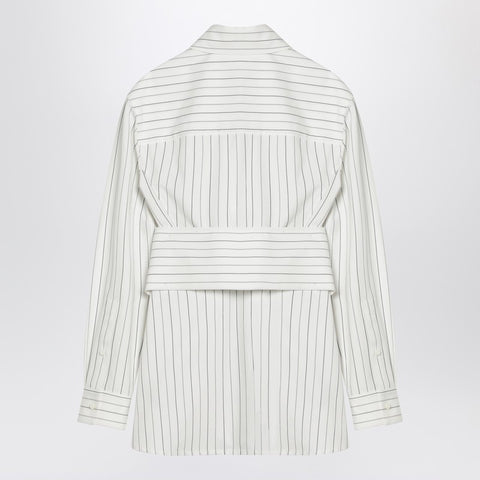 Burberry Burberry White midi skirt with sequins