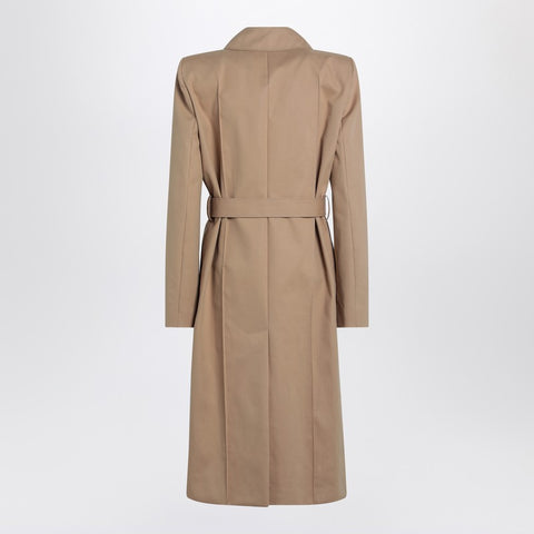 Alexander Mcqueen Alexander McQueen Beige trench coat with belt