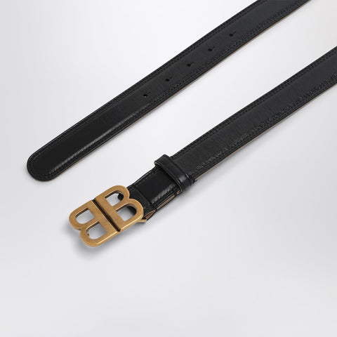 Balenciaga Balenciaga Black BD Soft leather belt