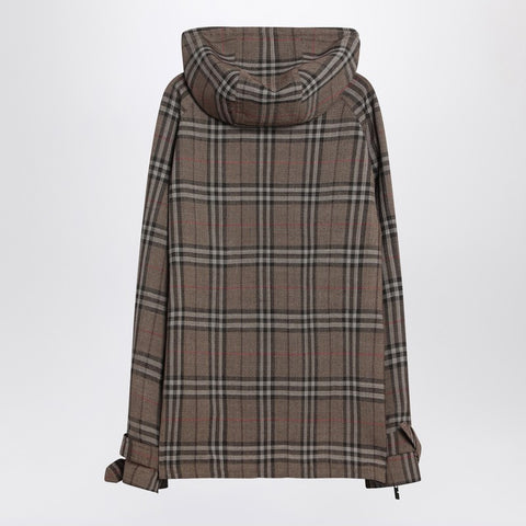 Burberry Burberry Half-zip jacket with Check pattern in silk blend