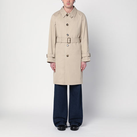 Burberry Burberry Beige cotton trench coat with belt