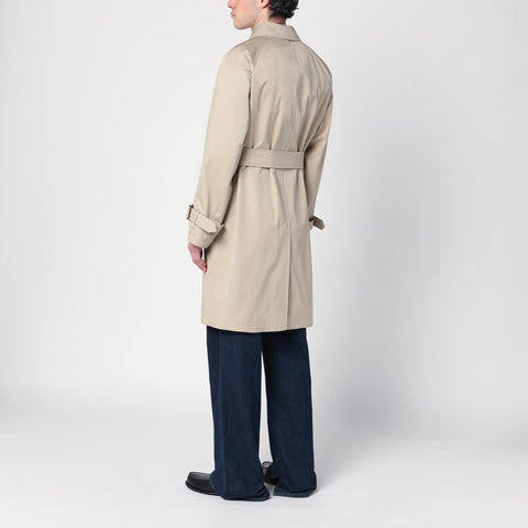Burberry Burberry Beige cotton trench coat with belt