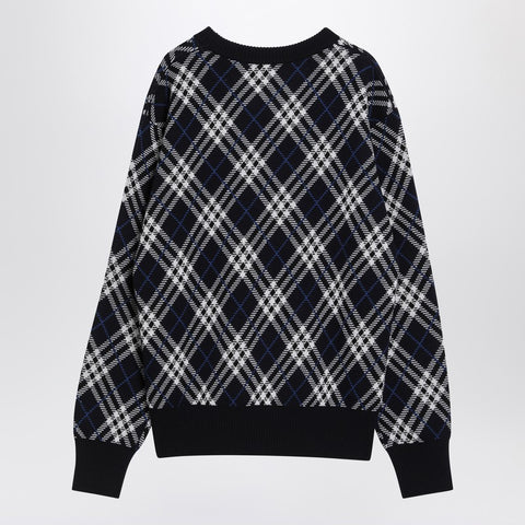Burberry Burberry Check-pattern wool blend sweater
