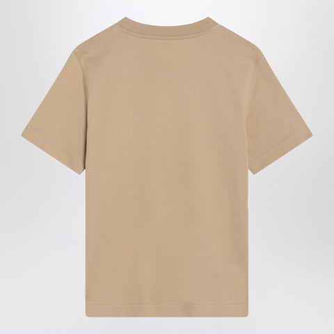 Burberry Burberry Light beige T-shirt with Equestrian Knight Design