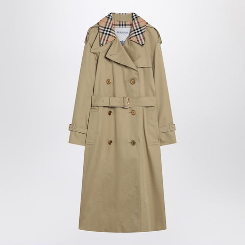 Burberry Burberry Castleford double-breasted trench with Check collar