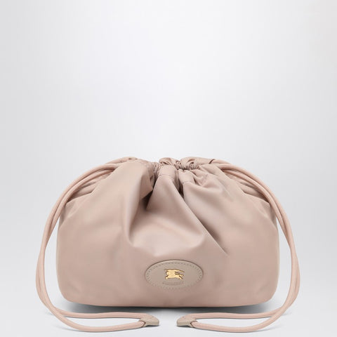 Burberry Burberry Reversible pouch in pink nylon with Check pattern