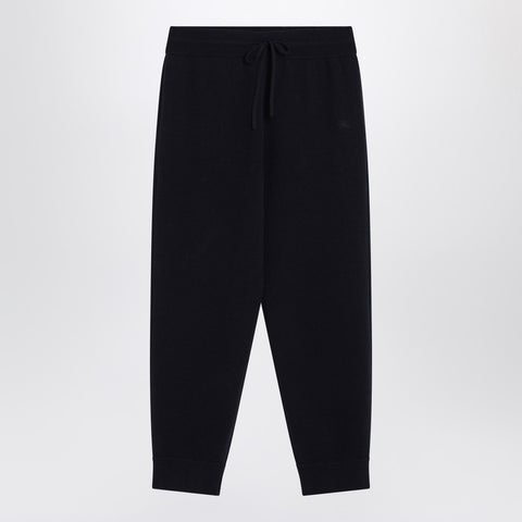 Burberry Burberry Navy blue cashmere-blend jogging pants