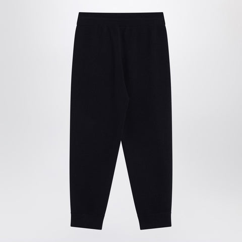 Burberry Burberry Navy blue cashmere-blend jogging pants