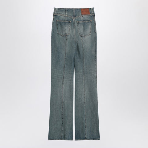 Alexander Mcqueen Alexander McQueen Flared jeans with turn-ups at the waist