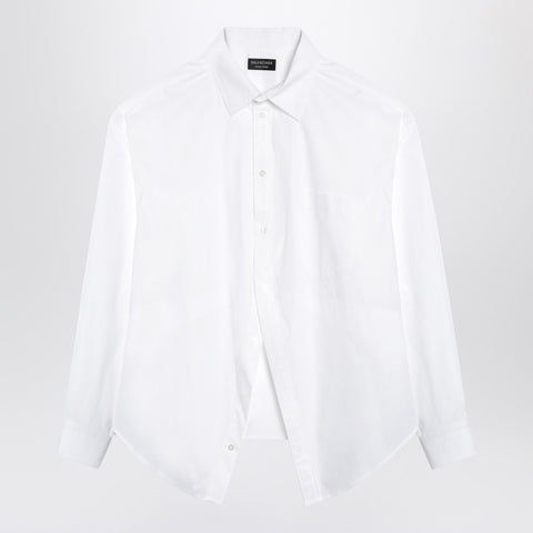 Balenciaga Balenciaga Asymmetrical white cotton shirt