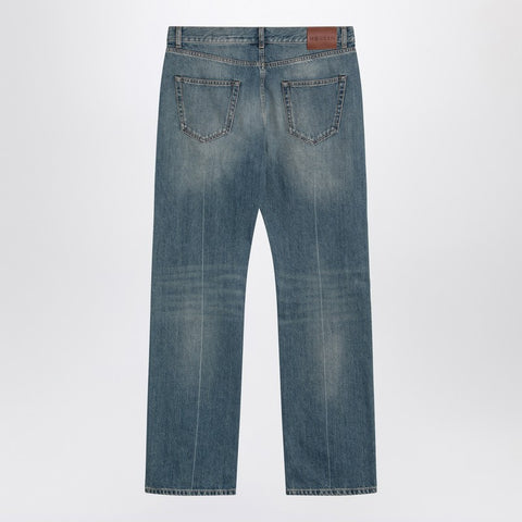 Alexander Mcqueen Alexander McQueen Faded blue jeans
