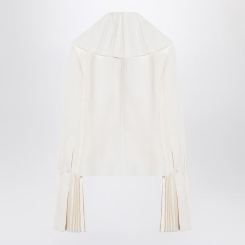 Alexander Mcqueen Alexander McQueen Ivory pleated blouse