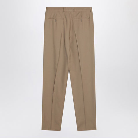 Saint Laurent Saint Laurent Beige wool trousers