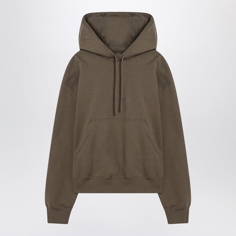 Saint Laurent Saint Laurent Khaki green hooded sweatshirt