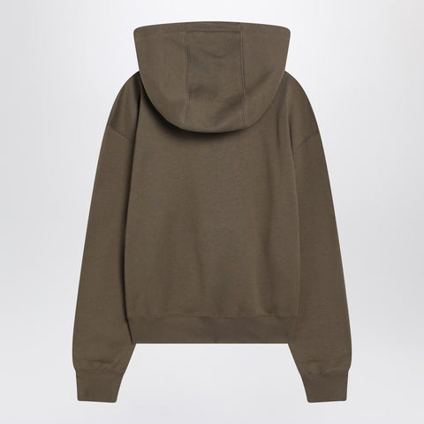 Saint Laurent Saint Laurent Khaki green hooded sweatshirt