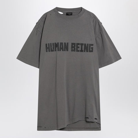 Balenciaga Balenciaga Human Being grey t-shirt