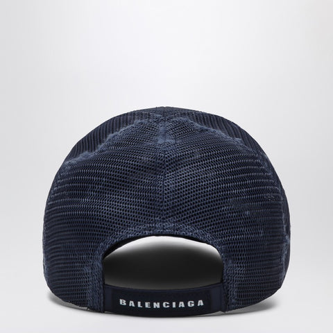 Balenciaga Balenciaga Loop Sports Icon blue mesh baseball cap