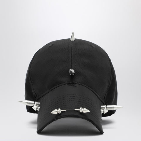 Balenciaga Balenciaga Black perforated spike hat