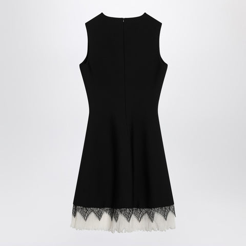 Alexander Mcqueen Alexander McQueen Dress with black/ivory spiderweb lace