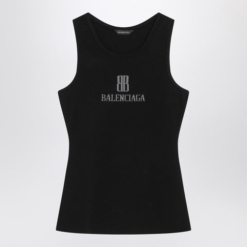 Balenciaga Balenciaga Black Nano BB tank top