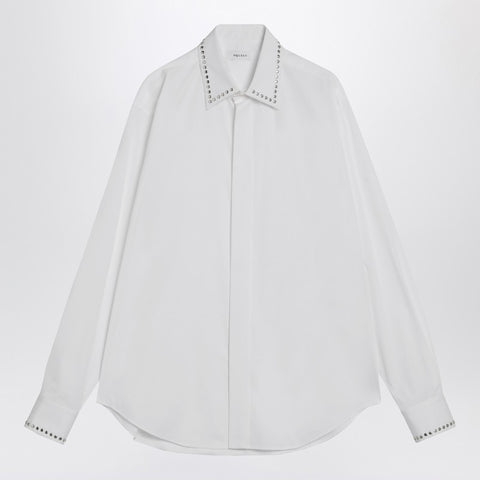Alexander Mcqueen Alexander McQueen White cotton shirt with studs