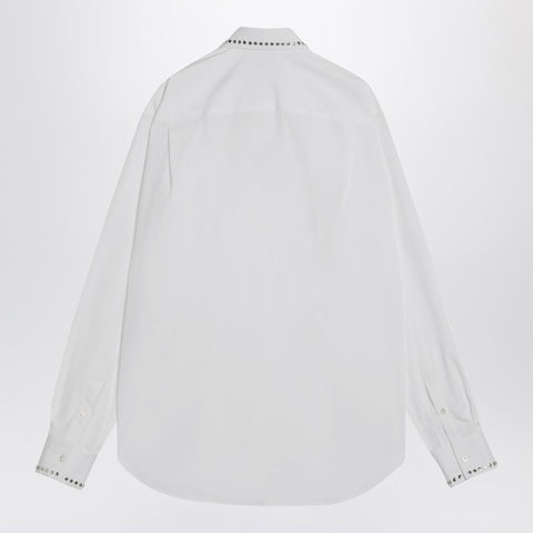 Alexander Mcqueen Alexander McQueen White cotton shirt with studs