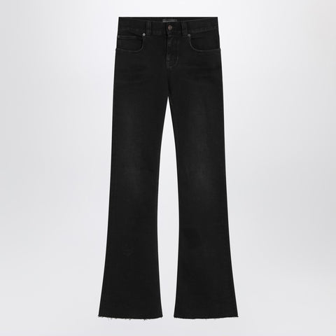 Balenciaga Balenciaga Black Bootcut Slim Fit denim trousers