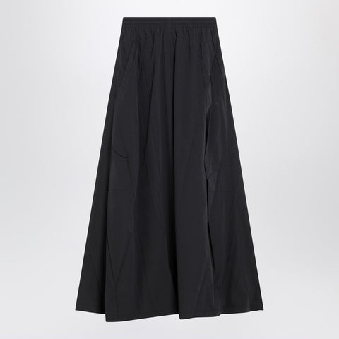 Balenciaga Balenciaga Black washed cotton maxi skirt