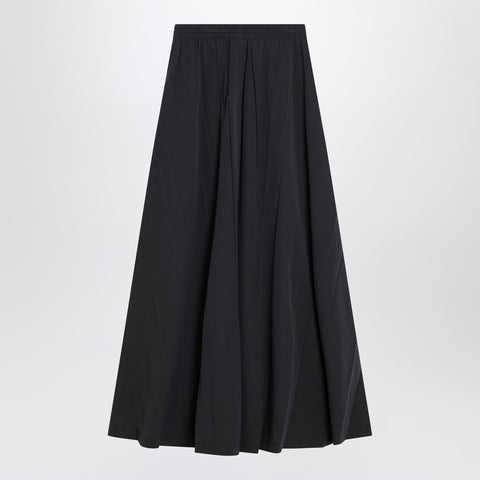 Balenciaga Balenciaga Black washed cotton maxi skirt