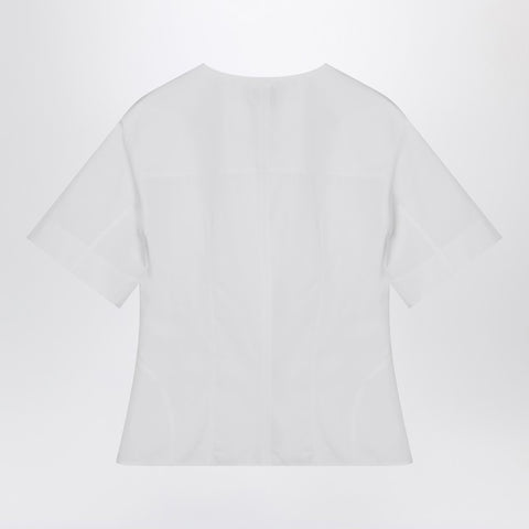 Alexander Mcqueen Alexander McQueen White corset shirt in poplin