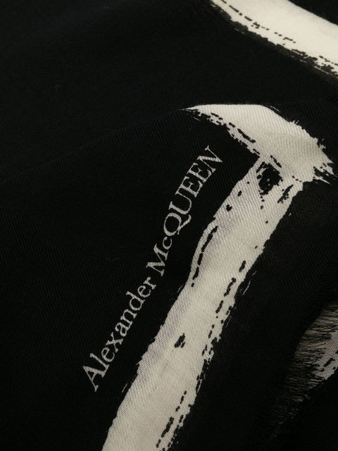 Alexander Mcqueen Alexander McQueen Scarfs Black