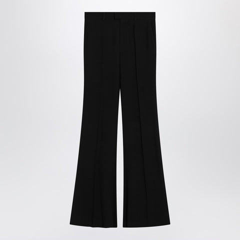 Balenciaga Balenciaga Black flared pants in viscose