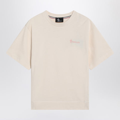 Moncler Grenoble Moncler Grenoble Ivory T-shirt in cotton