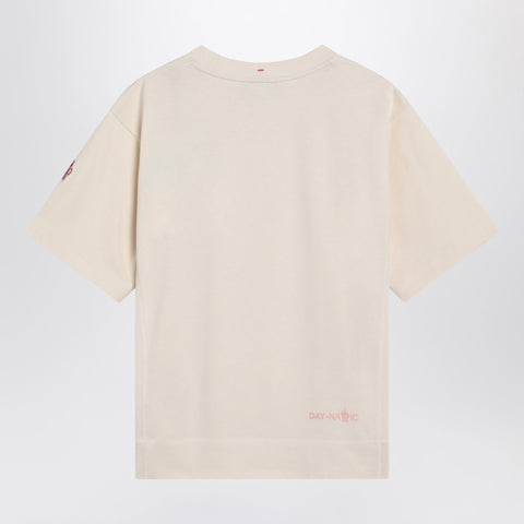 Moncler Grenoble Moncler Grenoble Ivory T-shirt in cotton