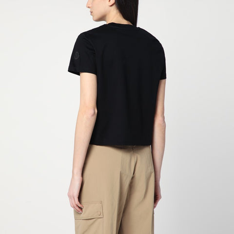 Moncler Moncler Black T-shirt in cotton
