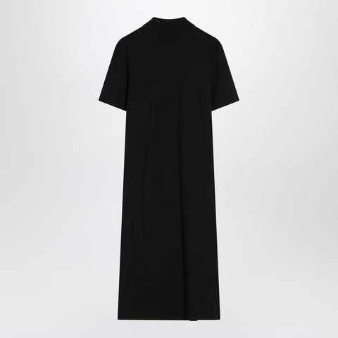 Moncler Moncler Black polo dress with logo