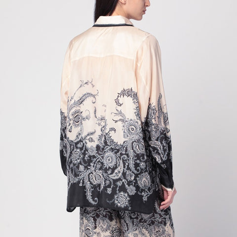 Zimmermann ZIMMERMANN Cream Rhiannon shirt with fantasy print
