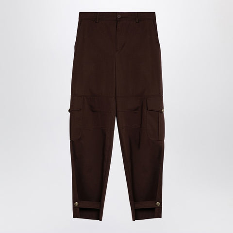 Moschino Moschino Brown wide cargo trousers