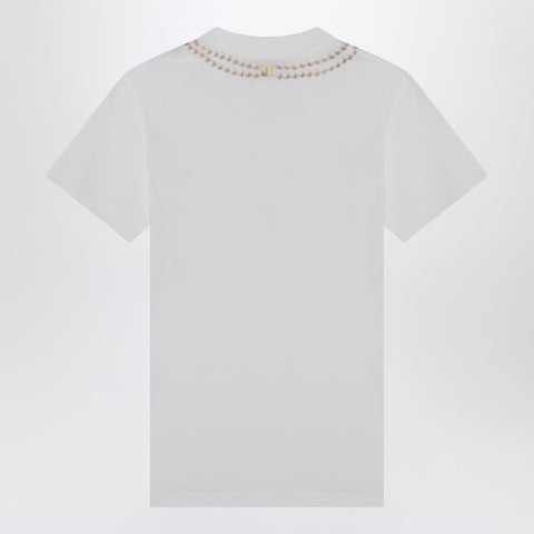 Moschino white Moschino Breakfast T-shirt