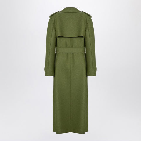 Harris Wharf London Harris Wharf London Green wool coat with belt