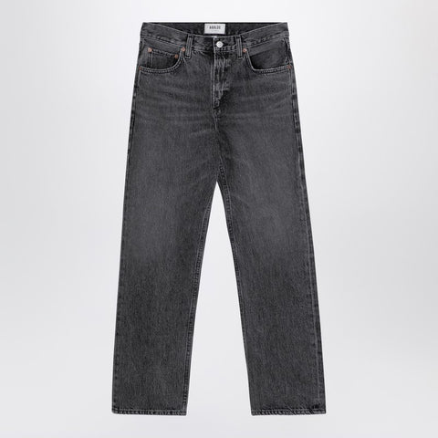 Agolde AGOLDE Valen grey washed jeans in regenerated denim