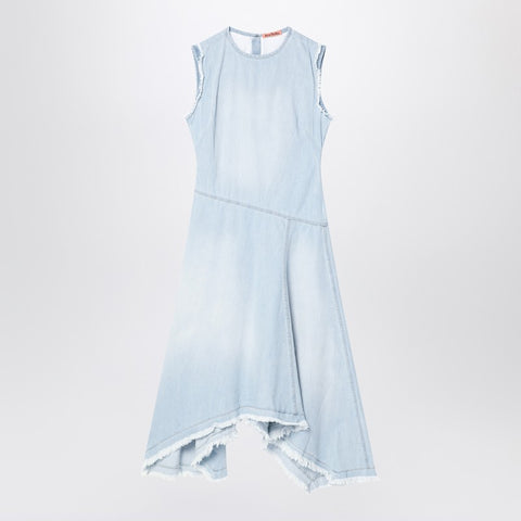 Acne Studios Acne Studios Light blue denim asymmetric dress