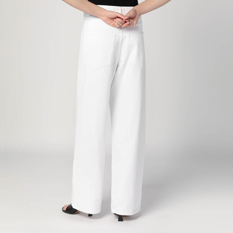 Agolde AGOLDE Wide Vana Fold white jeans