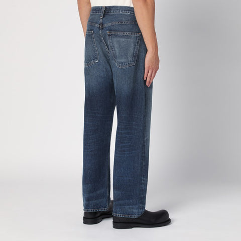 Agolde AGOLDE Blue washed jeans in regenerated denim